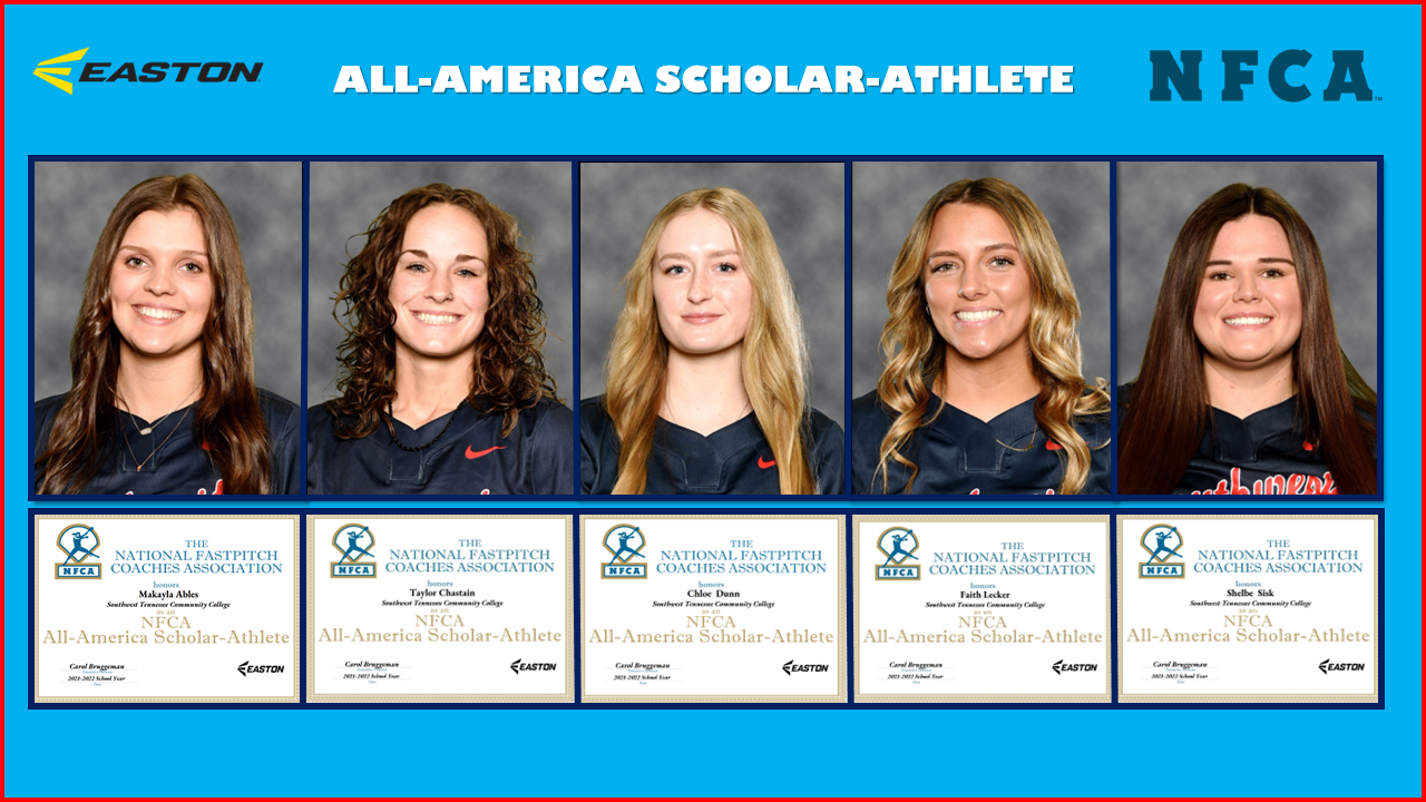 Five Lady Saluqi Softball Players Honored as All-America Scholar-Athletes